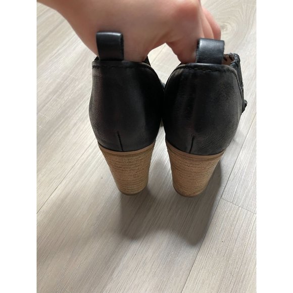 Seychelles Party Up Leather Ankle Mules 6 - Picture 8 of 12